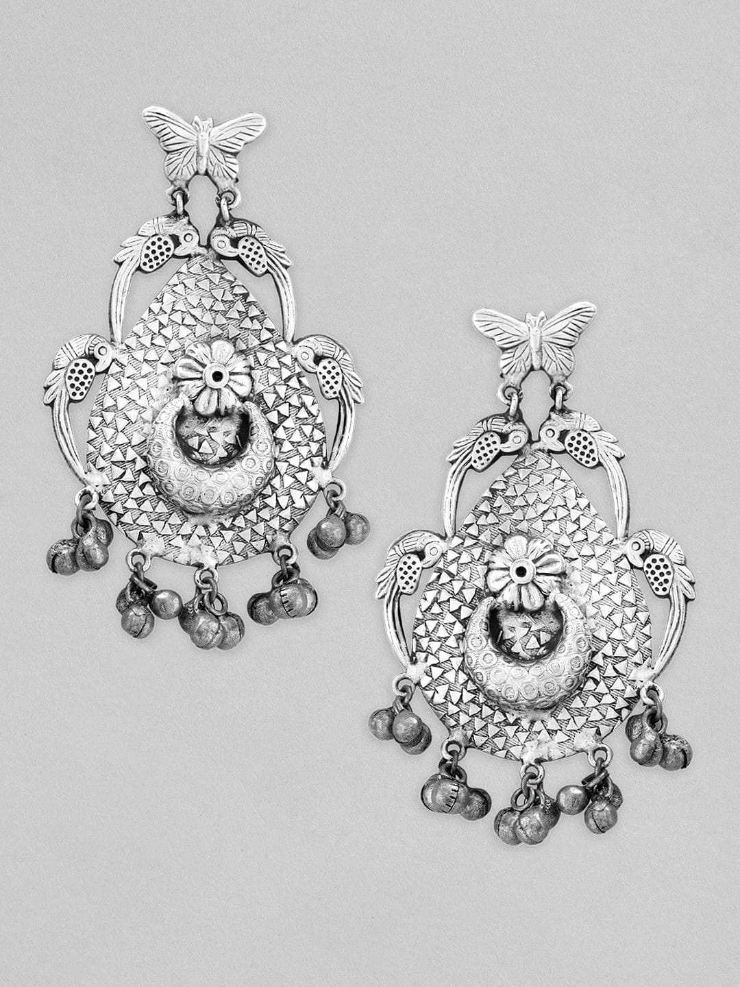 Sterling Silver Dangle Pearl Earrings - Freshwater bridal top earrings -  Nadin Art Design - Personalized Jewelry